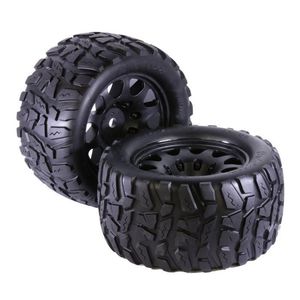 Power Hobby Raptor XL Belted Tires Viper Wheels Arrma Kraton Outcast 8S Black