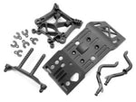 HPI Skid Plate/Body Mount, Savage X Shock Tower Set