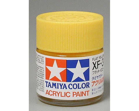 Tamiya XF-3 Flat Yellow Acrylic Paint (23ml)