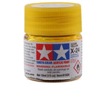 Tamiya X-24 Clear Yellow Acrylic Paint (10ml)