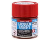 Tamiya LP-46 Pure Metallic Red Lacquer Paint (10ml) - 82146