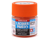 Tamiya LP-51 Pure Orange Lacquer Paint (10ml) - 82151