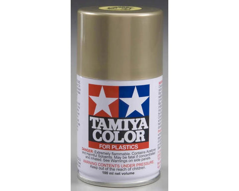 Tamiya TS-84 Metallic Gold Lacquer Spray Paint (100ml)