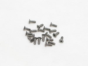 PN Racing M2x6 Countersink Stainless Steel Hex Plastic Screw (20pcs)