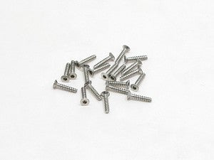 PN Racing M2x10 Countersink Stainless Steel Hex Plastic Screw (20pcs)