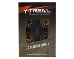 Treal Hobby Type I 1.0" Classic 12-Spoke Beadlock Wheels (Bronze) (4) (27.2g)