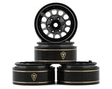 Treal Hobby Type I 1.0" Classic 12-Spoke Beadlock Wheels (Grey) (4) (27.2g)