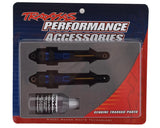 Traxxas 1/10 GTR Long Shocks w/Ti-Nitride Shafts (Blue) (2)