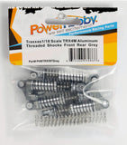 Powerhobby Aluminum 51mm Long Travel Shocks Grey FOR Traxxas TRX-4M - PHBTRX597Grey