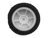 UpGrade RC Micro Spiker Pre-Mounted Carpet Tires for Losi® Micro-T (White) (4)