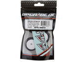 UpGrade RC Micro Spiker Pre-Mounted Front and Rear Carpet Tires for Losi® Micro-B (White)