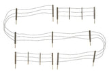 Woodland Scenics A2990 N Scale Barbed Wire Fence