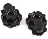 Yeah Racing Aluminum Outer Portal Cover for Traxxas TRX-4 (Black) (23g)