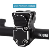 INJORA Black Aluminum Front & Rear Axles Set for Axial SCX24