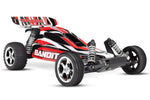 Traxxas Bandit 1/10 Scale Brushed 2WD Electric Extreme Sports Buggy - Red