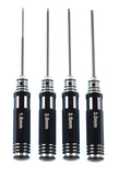 Apex RC Products 4PC 1.5mm, 2.0mm, 2.5mm, 3.0mm, Metric Allen Key Set w/ Aluminum Handles #2740