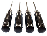 Apex RC Products 4PC 1.5mm, 2.0mm, 2.5mm, 3.0mm, Metric Allen Key Set w/ Aluminum Handles #2740