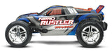 Traxxas Nitro Rustler 1/10 Scale 2WD Stadium Truck - Silver Blue