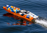 Traxxas M41 Widebody 40" Velineon Brushless Catamaran - Orange
