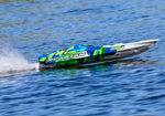 Traxxas Spartan 36" Velineon Brushless V-Hull Race Boat - Green