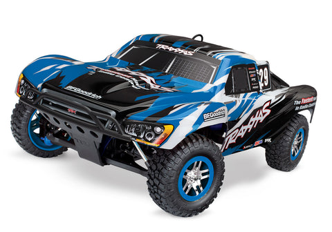 Traxxas Slayer Pro 1/10 Scale Nitro Pro 4x4 Short Course Race Truck - Blue