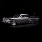 Redcat FiftyNine Classic Edition RC Car - 1:10 1959 Chevrolet Impala Hopping Lowrider - Titanium