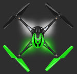 LaTrax Alias High Performance Stunt Quadcopter Heli - Green