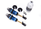 Traxxas 1/10 GTR Long Shocks w/Ti-Nitride Shafts (Blue) (2)