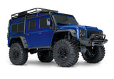 Traxxas TRX-4 Defender 1/10 Brushed Scale and Trail Crawler - Blue