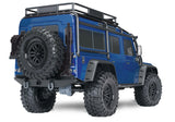 Traxxas TRX-4 Defender 1/10 Brushed Scale and Trail Crawler - Blue