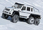 Traxxas TRX-6 Mercedes G63 AMG 1/10 Scale Brushed Scale and Trail Crawler - White