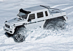 Traxxas TRX-6 Mercedes G63 AMG 1/10 Scale Brushed Scale and Trail Crawler - White
