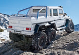 Traxxas TRX-6 Mercedes G63 AMG 1/10 Scale Brushed Scale and Trail Crawler - White