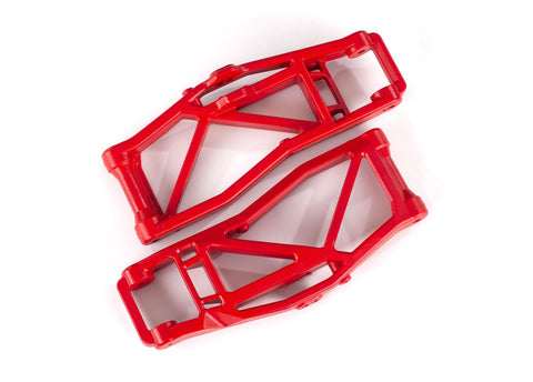 Traxxas Lower Suspension F/R Arms WideMaxx - Red