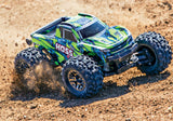 Traxxas HOSS 4x4 VXL 1/10 Scale Monster Truck w/TSM - Green