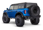 Traxxas TRX-4 Bronco 1/10 Brushed Scale and Trail Crawler - Blue