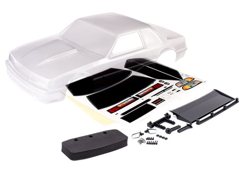Traxxas Clear Mustang Body w/ Window Masks and Accessories