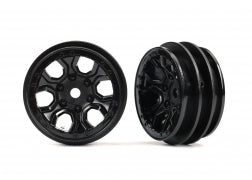 Traxxas TRX-4M Wheels, 1.0 Black (2) - 9770