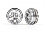 Traxxas TRX-4M Wheels, 1.0 Satin Chrome - 9770-SATIN