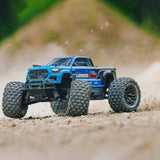 ARRMA 1/10 GRANITE 4X2 BOOST MEGA 550 Brushed Monster Truck RTR with Battery & Charger - Blue/Black