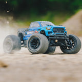 ARRMA 1/10 GRANITE 4X2 BOOST MEGA 550 Brushed Monster Truck RTR with Battery & Charger - Blue/Black