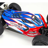 ARRMA 1/8 TLR Tuned TYPHON 6S 4WD BLX Buggy RTR - Red/Blue