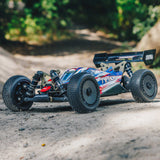 ARRMA 1/8 TLR Tuned TYPHON 6S 4WD BLX Buggy RTR - Red/Blue