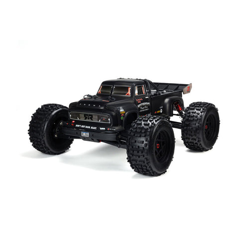 ARRMA 1/8 Painted Body Black Real Steel : Notorious 6S BLX - AR406147