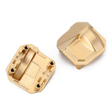 INJORA 2PCS Brass AR44 Differential Axle Covers for Axial SCX10 II 90046