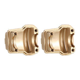INJORA 2PCS 11g/pcs Brass Front Rear Axle Diff Covers For 1/18 Traxxas TRX4M