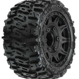 Pro-Line 1/10 Trencher LP Front/Rear 2.8" MT Tires Mounted 12mm Blk Raid (2)