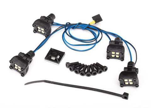 Traxxas Complete Expedition Rack LED Light Set for 8111
