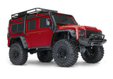 Traxxas TRX-4 Defender 1/10 Brushed Scale and Trail Crawler - Red