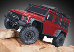 Traxxas TRX-4 Defender 1/10 Brushed Scale and Trail Crawler - Red